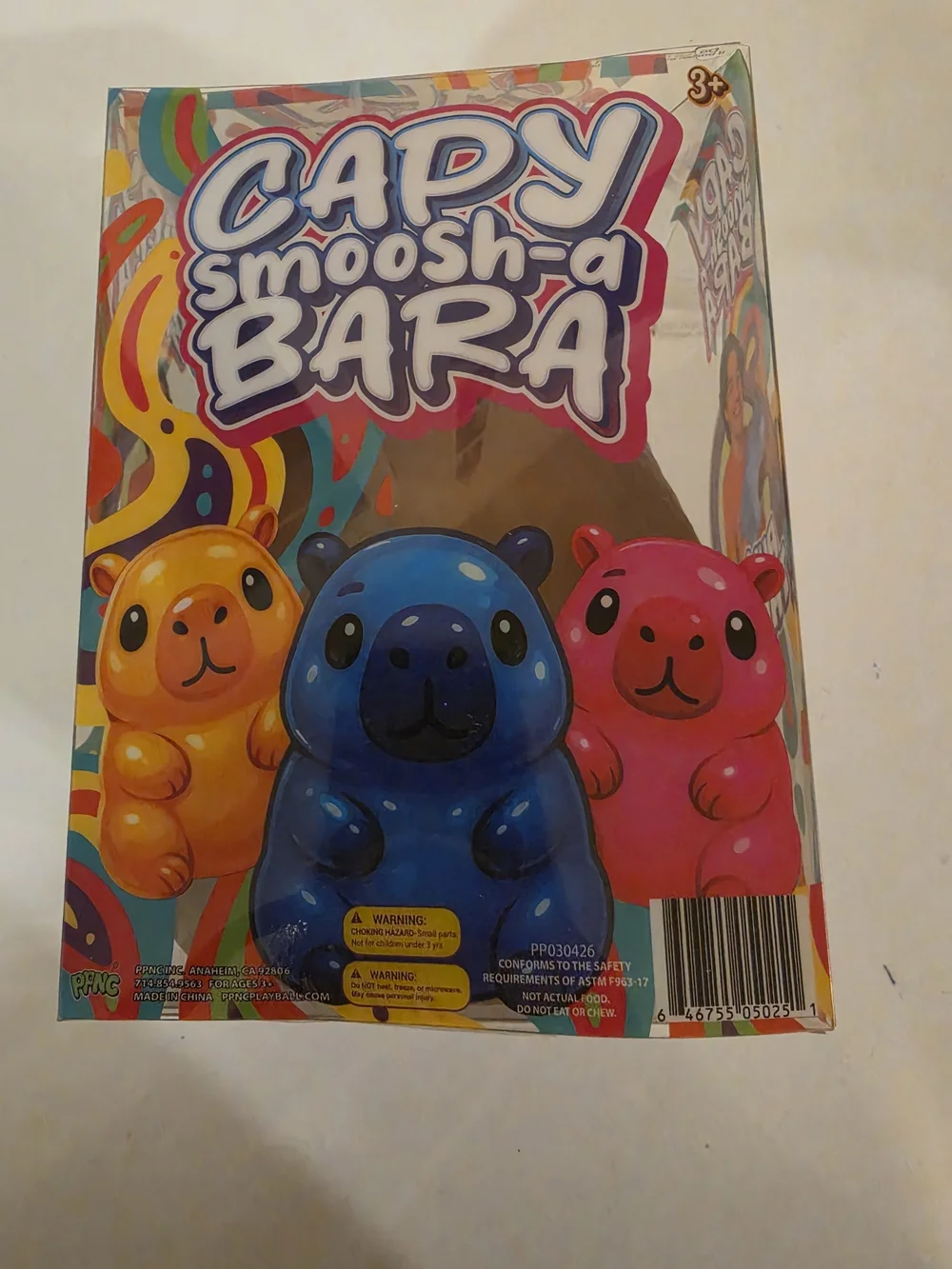 Capy Smoosh-a-Bara Brown Squishy